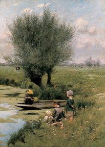 Lungo il fiume da Emile Claus