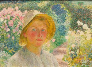 Figlia del giardiniere da Emile Claus