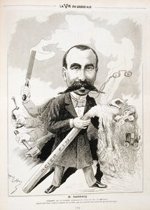 Pierre-Alexander Darracq, produttore di automobili francese, 1901 da Emile Cohl