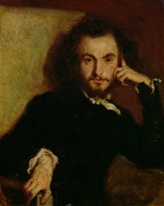 Ritratto di Charles Baudelaire (1821-67) 1844
