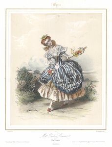 La ballerina francese Pauline Leroux che danza all