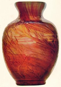 Vaso di vetro di E. Galle, c1846-1903, 1903