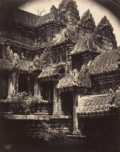 Angolo di un cortile interno della Grande Pagoda da Emile Gsell