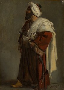 Guerriero arabo da Emile Jean Horace Vernet