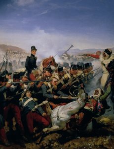 La battaglia di Somah, 1839 da Emile Jean Horace Vernet