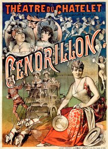 "Cenerentola o la scarpetta meravigliosa", teatro dello Chatelet, Parigi da Emile Levy