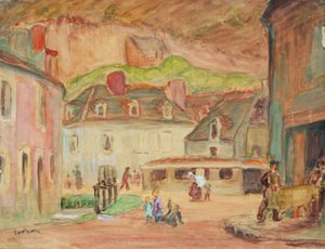 I conciatori di Falaise, Normandia da Emile Othon Friesz