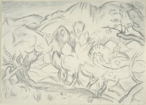 Paesaggio, Cassis da Emile Othon Friesz