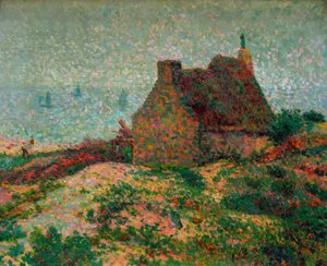 Casa bretone che domina il mare da Emile Schuffenecker