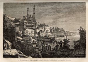Il ghat di Madhoray (gradini che coprono le rive di un fiume che permettono di scendere a contatto con l