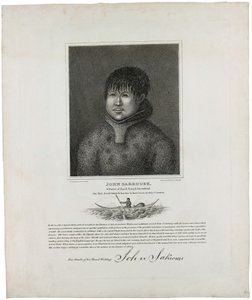 John Sakeouse, un nativo di Jacob Sound, Groenlandia, il primo eschimese conosciuto in questo paese