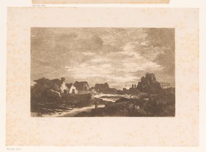 Vista di Chaussy vicino a Grandville da Emilie Rolin Jacquemijns