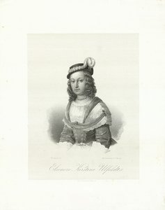 Leonora Christina, contessa Ulfeldt 1621-1698, 1847 da Emilius Ditlev Baerentzen