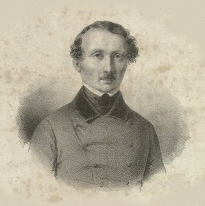 Ritratto del compositore Hans Christian Lumbye 1810-1874, 1846 da Emilius Ditlev Baerentzen