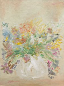Mazzo di fiori colorati da Emily Tingey