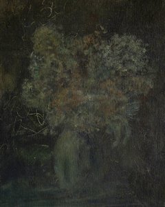 Natura morta floreale in tonalità scure da Emily Tingey