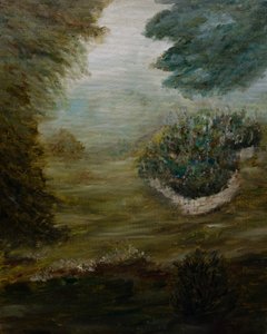 Sentiero nella foresta nebbiosa da Emily Tingey