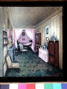 Interno della camera da letto all