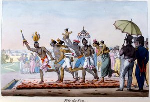 Festival del Fuoco, India, metà XIX secolo