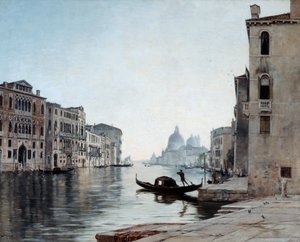 Gondola sul Canal Grande da Emmanuel Lansyer