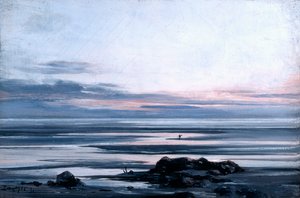 Mont St Michel, 1881 da Emmanuel Lansyer