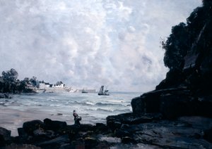 Il porto di Douarnenez, 1884 da Emmanuel Lansyer