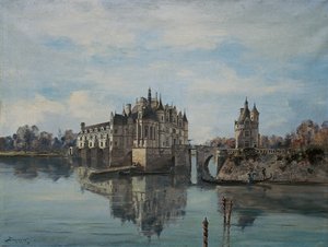 Il castello di Chenonceau, agosto 1891 da Emmanuel Lansyer