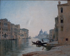 Venezia, il Canal Grande, settembre 1892 da Emmanuel Lansyer