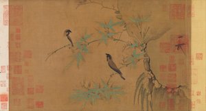 Fringuelli e bambù da Emperor Huizong