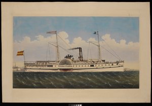 S.S. Villa Clara con vista di New York da Endicott Endicott