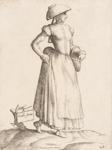 Tavola di costume: Galla Serva da Enea Vico