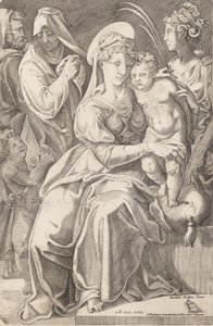 La Sacra Famiglia con Sant