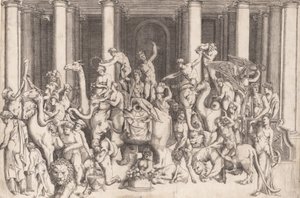Il trionfo indiano di Bacco, ca. 1542 da Enea Vico.
