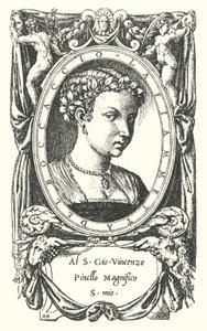 La Signora Fiammetta, soggetto del romanzo Elegia di Madonna Fiammetta di Giovanni Boccaccio da Enea Vico