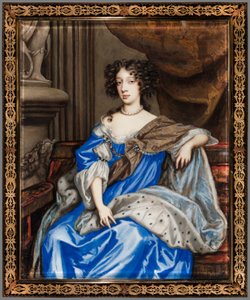 Ritratto di Maria di Modena da English Nicholas Dixon c. 1645¨after 1708.