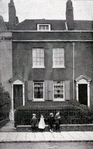 387, Commercial Road, Portsmouth, Hampshire, luogo di nascita di Charles Dickens il 7 febbraio 1812