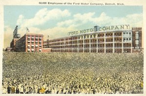 50.000 dipendenti della Ford Motor Company, Detroit, Michigan