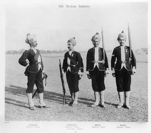 8° fanteria di Madras, c.1897