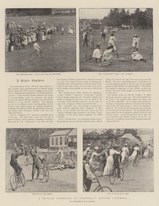 Una gimkana in bicicletta a Esquimalt, Columbia Britannica