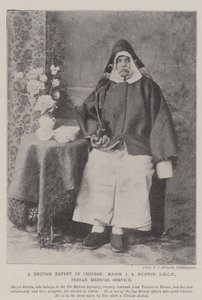 Un esperto britannico in cinese, maggiore J A Burton, LRCP, servizio medico indiano da English Photographer