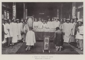 Un tribunale di giustizia a Canton da English Photographer