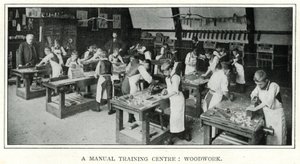 Un centro di formazione manuale: Lavorazione del legno da English Photographer