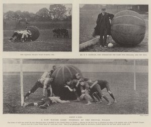 Un nuovo gioco invernale, Pushball al Crystal Palace da English Photographer