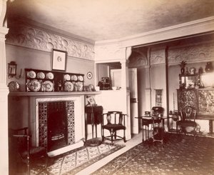 Una casa di Norman Shaw a Hampstead da English Photographer