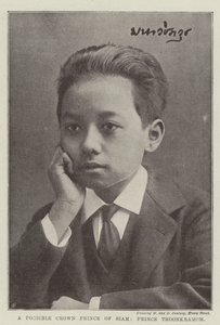 Un Possibile Principe Ereditario del Siam, Principe Thoonkramom da English Photographer