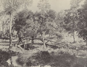 Un ponte rustico, riserva idrica di Ballarat da English Photographer