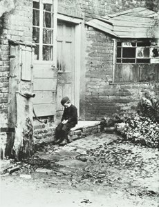 Un ragazzo a Frogmore, Londra, 1888 da English Photographer