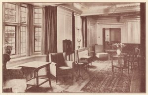 Una sala comune a Crosby Hall, Cheyne Walk da English Photographer