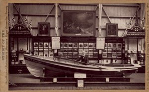 Un modello della barca di Grace Darling da English Photographer