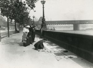 Un artista di strada sull